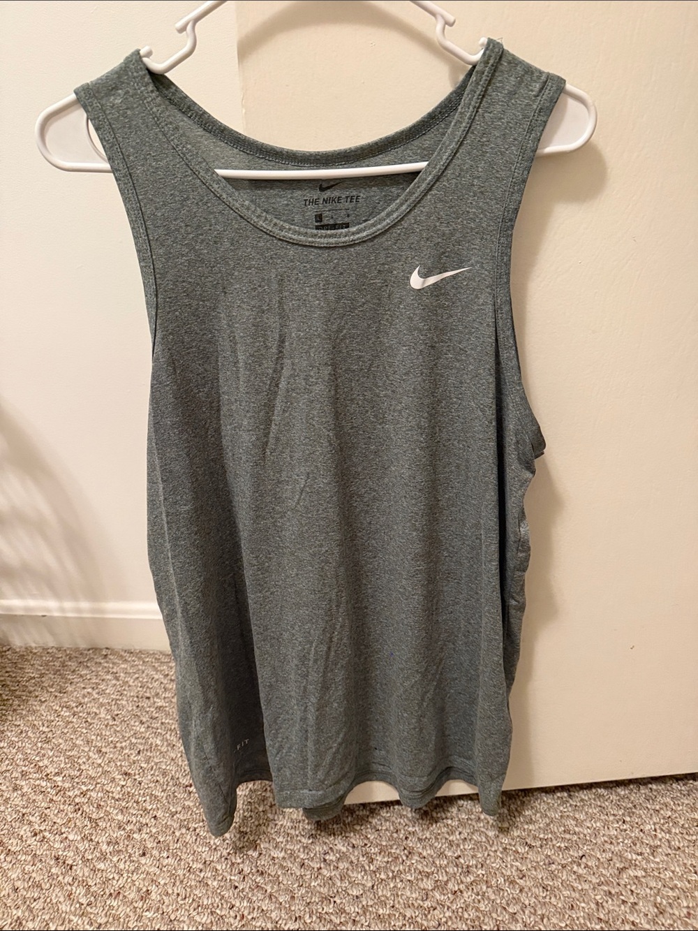 Nike Grey Performance Tank Top